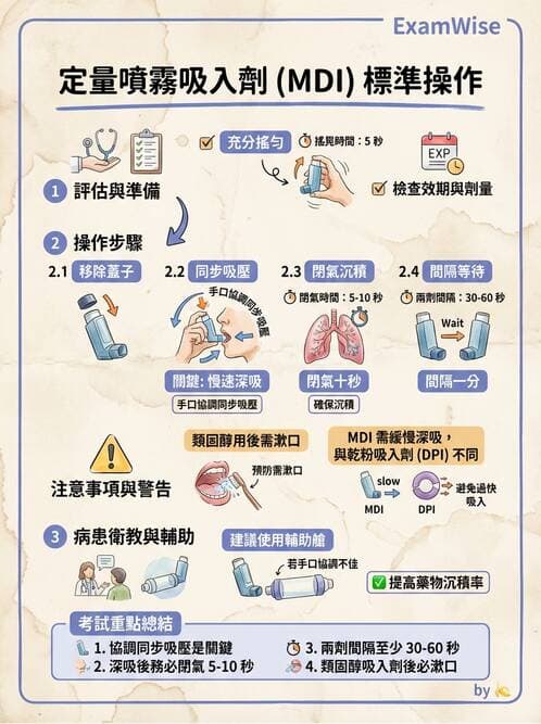 護理師 - COPD與氣喘 - AI 圖文解析預覽