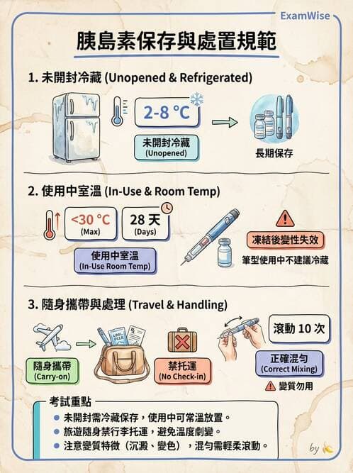 護理師 - 糖尿病基礎與藥物治療 - AI 圖文解析預覽