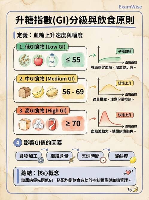 護理師 - 糖尿病基礎與藥物治療 - AI 圖文解析預覽