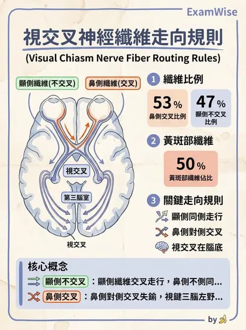 驗光師 - 視覺神經傳導系統 - AI 圖文解析預覽
