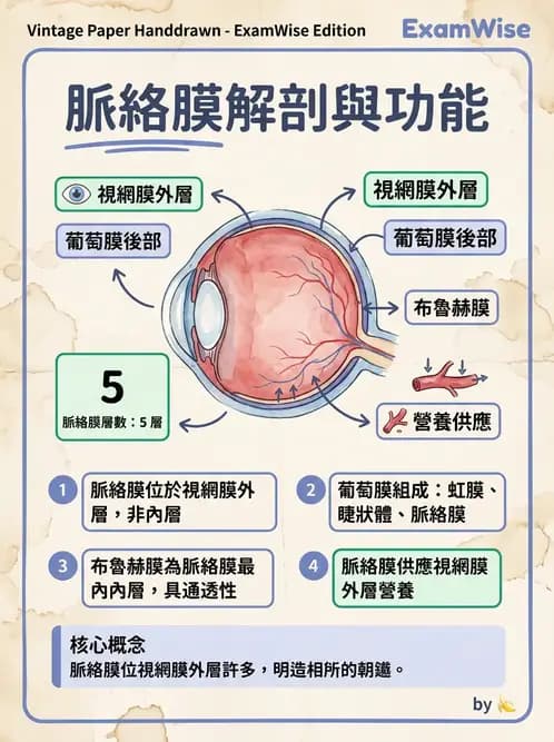 驗光師 - 眼球中層與前房 - AI 圖文解析預覽
