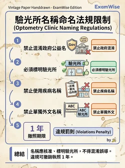 驗光師 - 驗光所設立與設置標準 - AI 圖文解析預覽