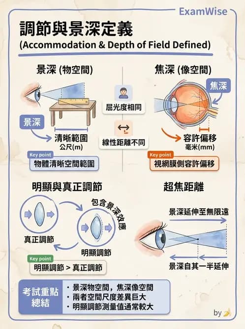 驗光師 - 景深、加入度與老花矯正 - AI 圖文解析預覽