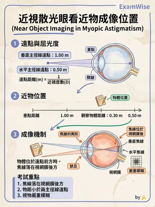 驗光師 - 散光、不等視與不等像 - AI 圖文解析預覽