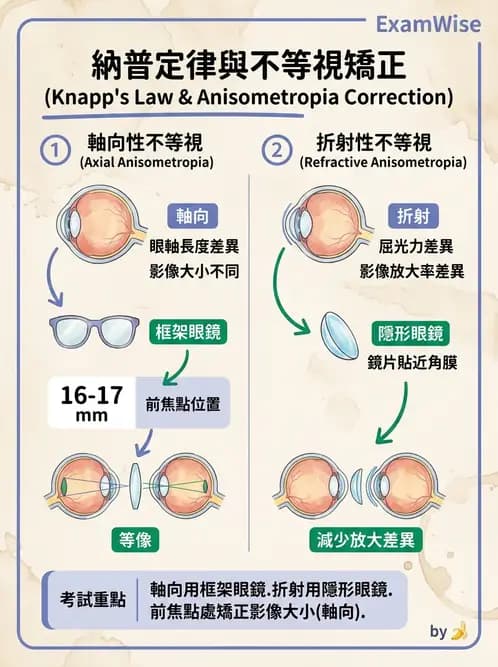 驗光師 - 散光、不等視與不等像 - AI 圖文解析預覽