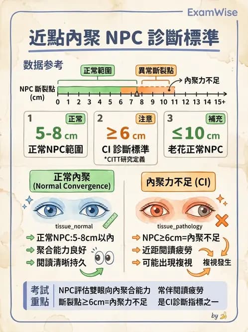 驗光師 - 水平聚散功能異常 - AI 圖文解析預覽