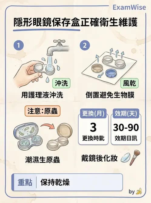 驗光師 - 隱形眼鏡護理 - AI 圖文解析預覽