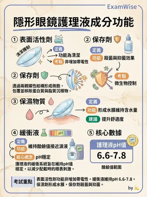 驗光師 - 隱形眼鏡護理 - AI 圖文解析預覽