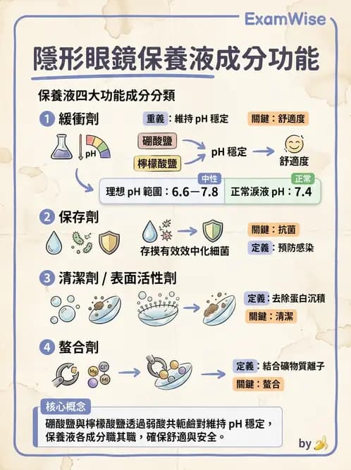 驗光師 - 隱形眼鏡護理 - AI 圖文解析預覽