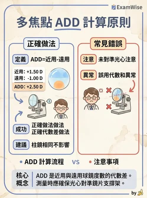 驗光師 - 雙光鏡片 - AI 圖文解析預覽