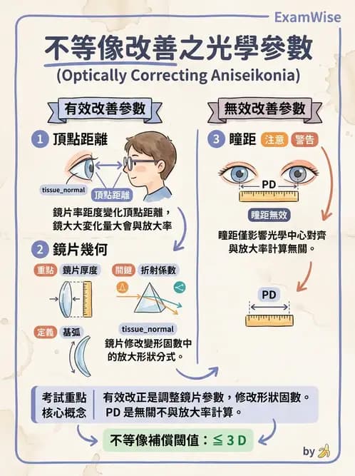 驗光師 - 不等視配鏡方法 - AI 圖文解析預覽