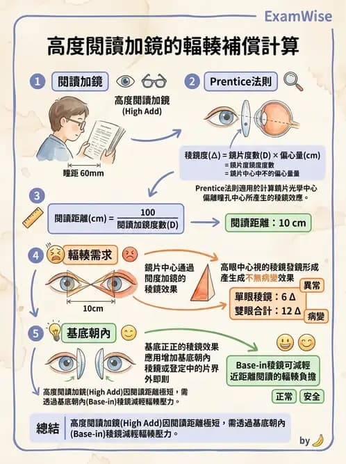 驗光師 - 放大原理與近距離光學計算 - AI 圖文解析預覽