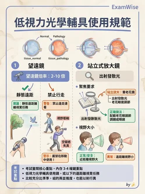 驗光師 - 低視力輔具臨床應用與選配 - AI 圖文解析預覽