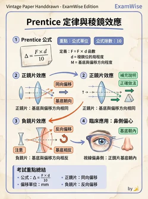 驗光師 - 放大原理與近距離光學計算 - AI 圖文解析預覽