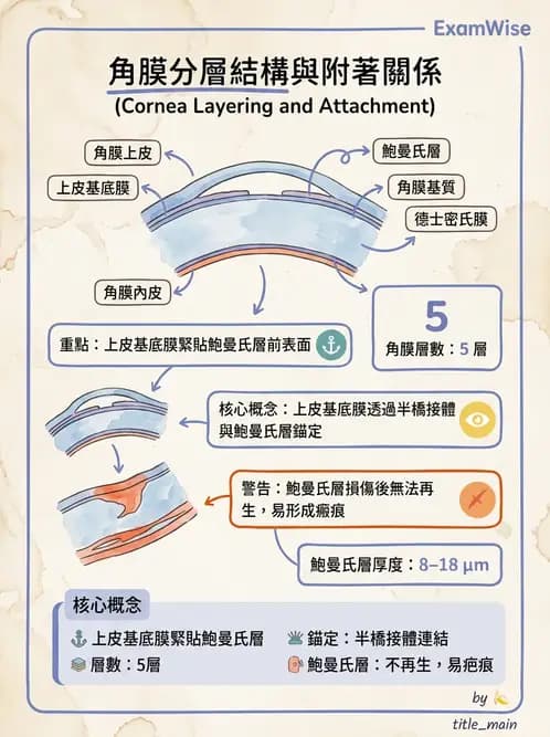 驗光師 - 眼球外層構造 - AI 圖文解析預覽
