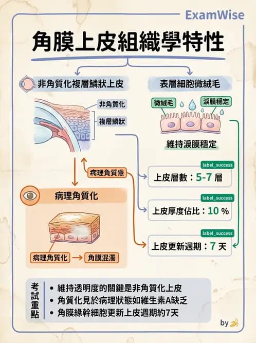 驗光師 - 眼球外層構造 - AI 圖文解析預覽