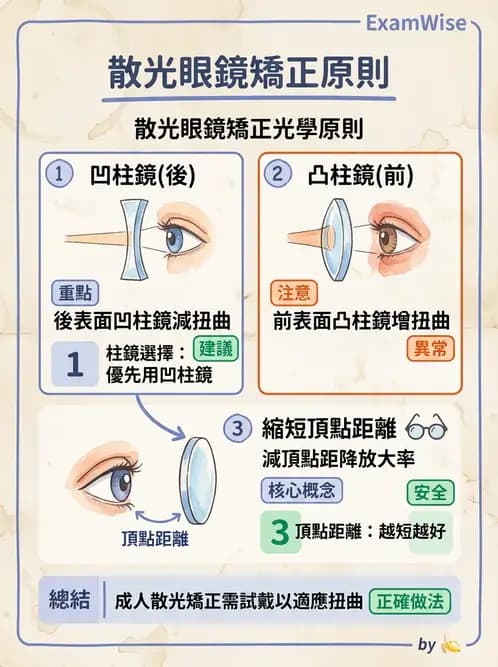 驗光師 - 散光分類與臨床判讀 - AI 圖文解析預覽