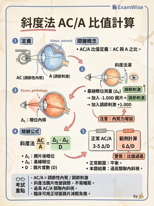 驗光師 - 調節性內聚力與聚散功能檢測 - AI 圖文解析預覽