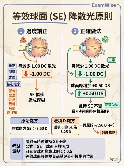 驗光師 - 散光、不等視與不等像 - AI 圖文解析預覽
