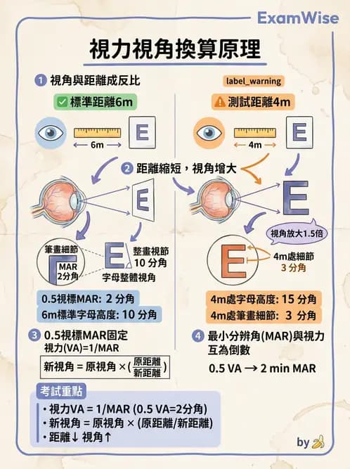 驗光師 - 視力檢查與視力值換算 - AI 圖文解析預覽