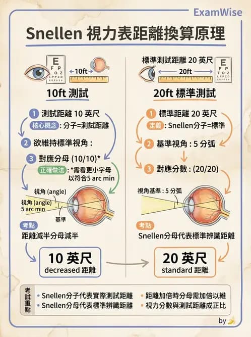 驗光師 - 視力檢查與視力值換算 - AI 圖文解析預覽