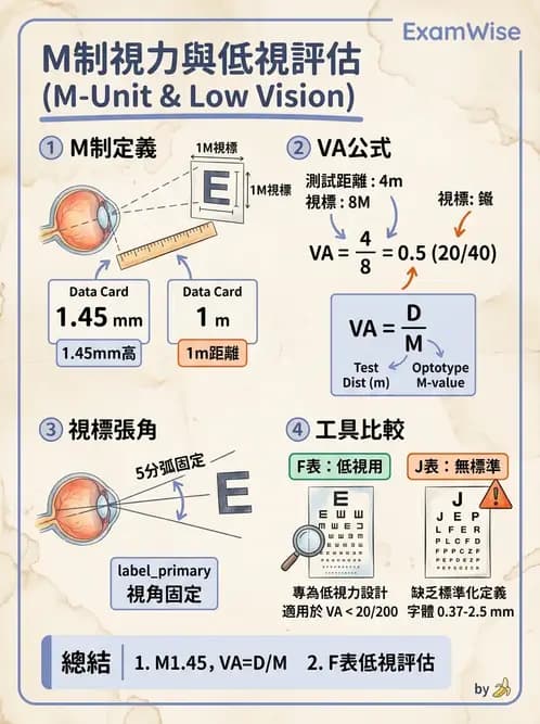 驗光師 - 視力表與視力量測 - AI 圖文解析預覽