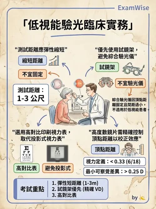驗光師 - 視力表與視力量測 - AI 圖文解析預覽