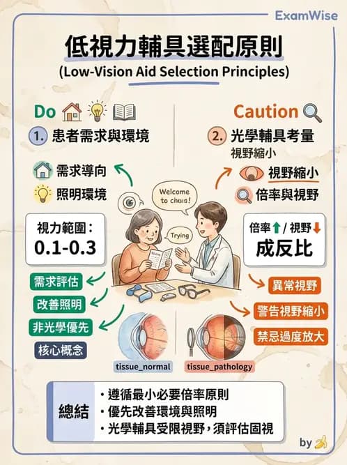 驗光師 - 低視力輔具臨床應用與選配 - AI 圖文解析預覽