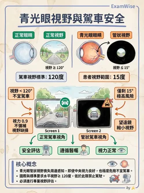 驗光師 - 視野評估與特殊族群檢查 - AI 圖文解析預覽
