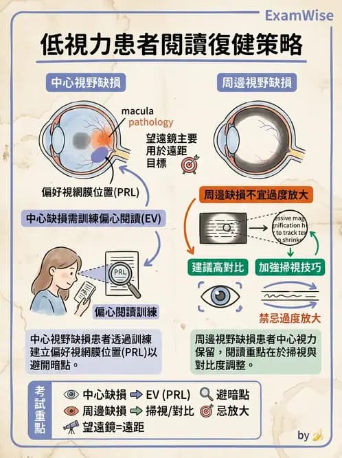 驗光師 - 低視力復健與心理適應 - AI 圖文解析預覽