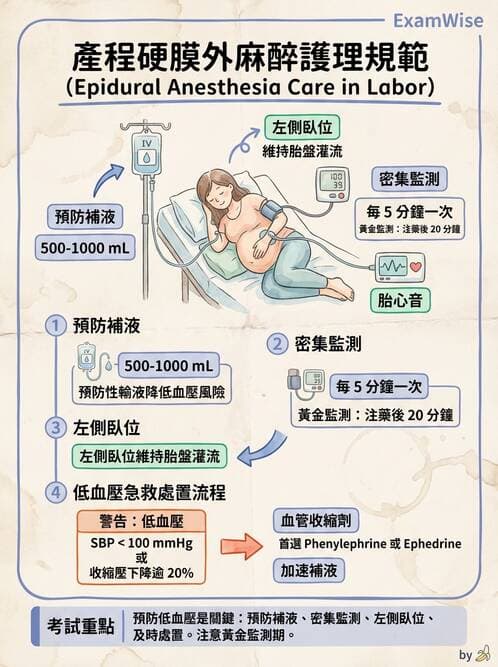 護理師 - 生產疼痛與麻醉技術 - AI 圖文解析預覽