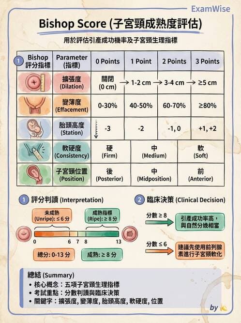 護理師 - 產程機轉與待產護理 - AI 圖文解析預覽