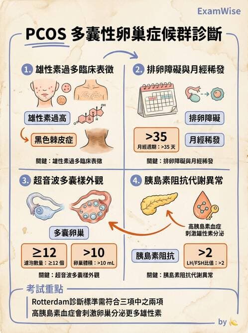 護理師 - 不孕症月經與更年期 - AI 圖文解析預覽