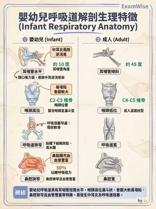 護理師 - 兒童呼吸系統疾病 - AI 圖文解析預覽