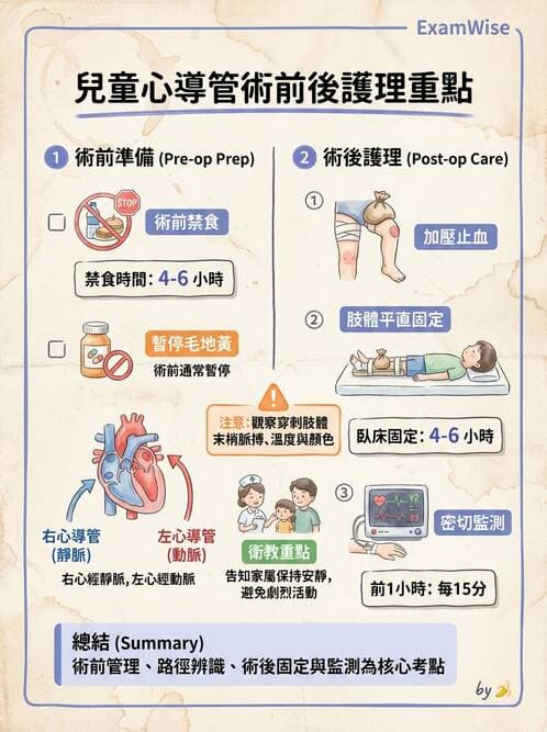 護理師 - 兒童循環系統疾病 - AI 圖文解析預覽