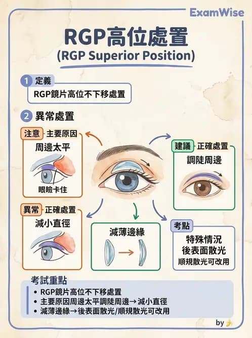 驗光師 - 硬式隱形眼鏡驗配與螢光判讀 - AI 圖文解析預覽