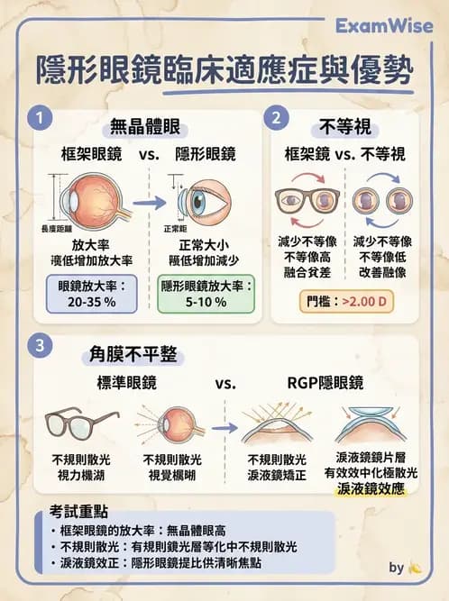 驗光師 - 不等視配鏡方法 - AI 圖文解析預覽