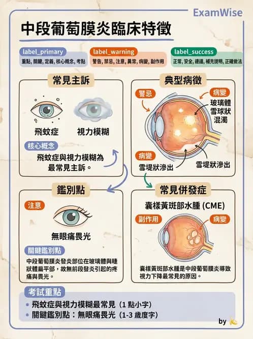 驗光生 - 視網膜與玻璃體疾病 - AI 圖文解析預覽