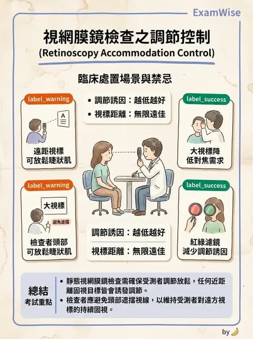 驗光生 - 視網膜檢影鏡操作原理、判讀與特殊檢查 - AI 圖文解析預覽