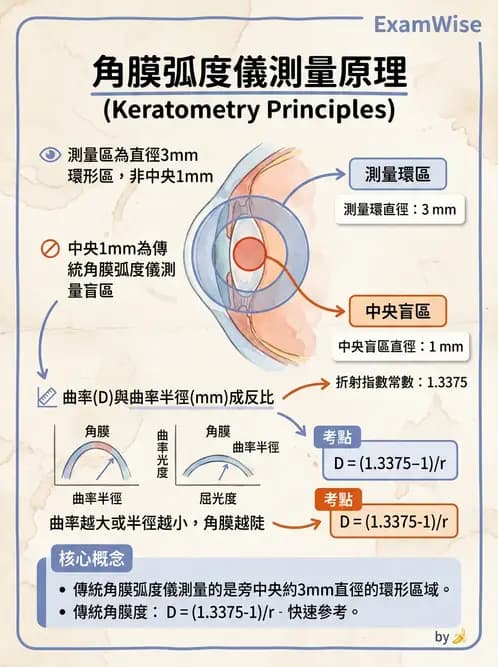 驗光生 - 眼前段檢查與角膜測量 - AI 圖文解析預覽
