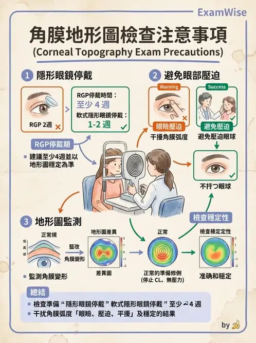 驗光生 - 眼前段檢查與角膜測量 - AI 圖文解析預覽