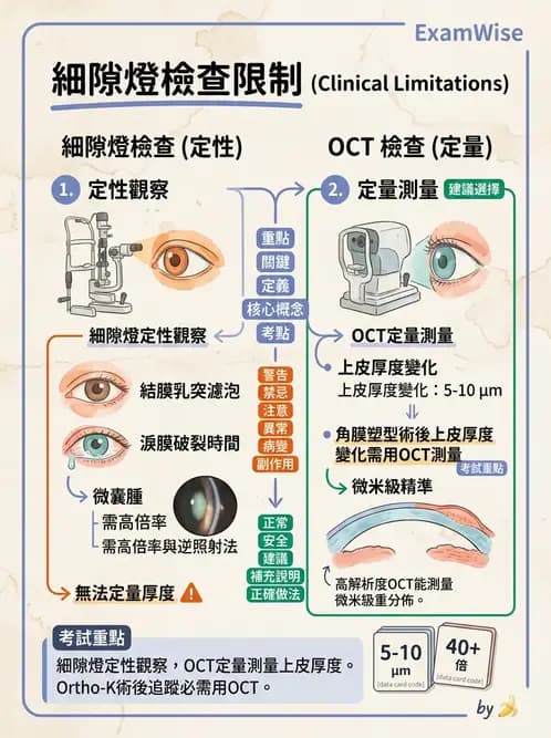 驗光生 - 眼前段檢查與角膜測量 - AI 圖文解析預覽