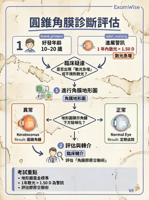 驗光生 - 眼前段檢查與角膜測量 - AI 圖文解析預覽