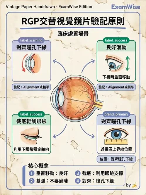 驗光生 - 老花隱形眼鏡臨床驗配與問題排解 - AI 圖文解析預覽