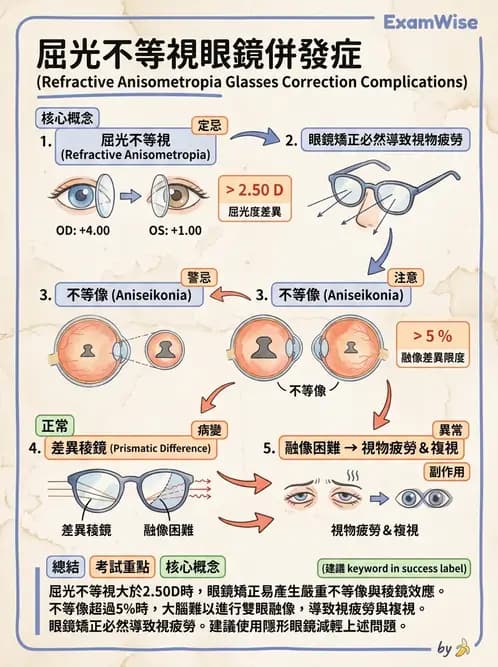 驗光生 - 眼鏡放大率與鏡片光學計算 - AI 圖文解析預覽