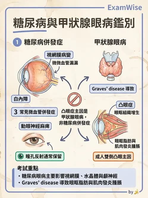 驗光生 - 全身性疾病眼部表現與神經眼科 - AI 圖文解析預覽
