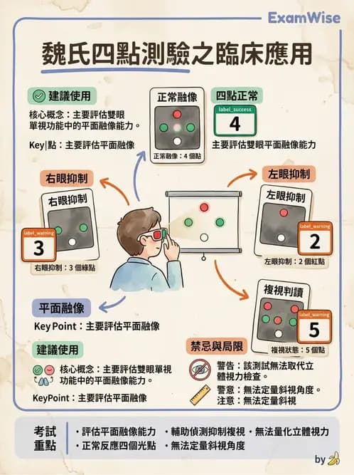 驗光生 - 雙眼感知與融像檢查 - AI 圖文解析預覽