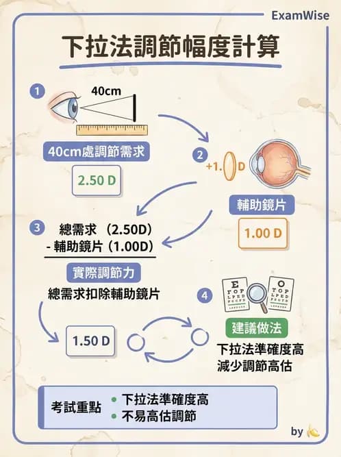 驗光生 - 調節機制與幅度量測原理 - AI 圖文解析預覽