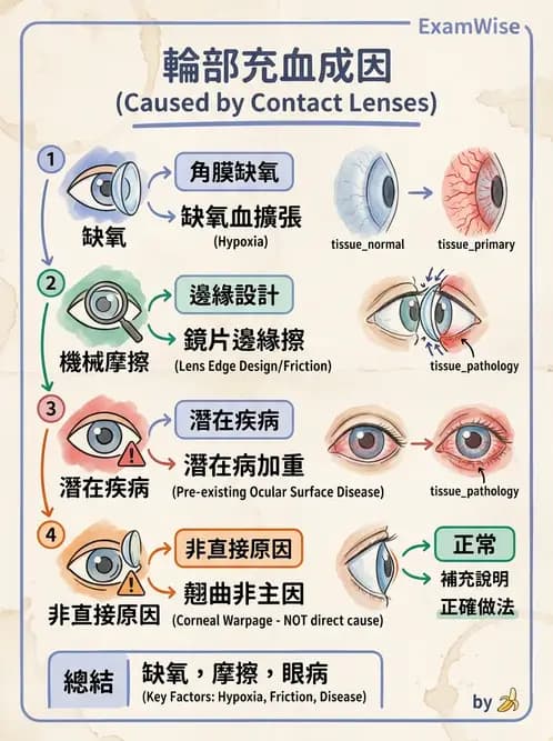驗光生 - 角膜缺氧與結構性變化 - AI 圖文解析預覽