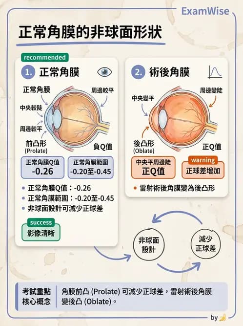 驗光生 - 眼前段檢查與角膜測量 - AI 圖文解析預覽